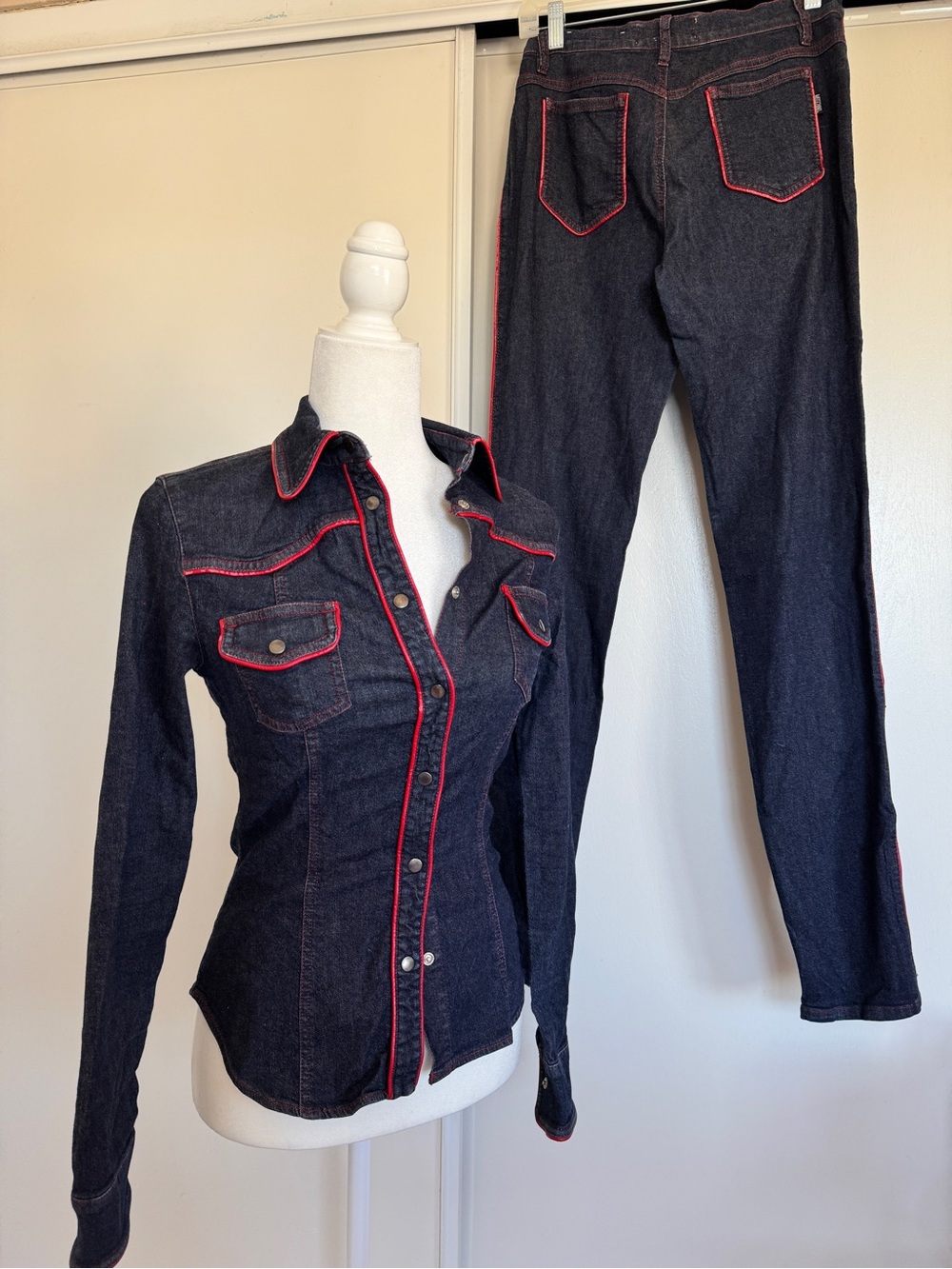 Vintage 90s Moschino Jeans Denim Set